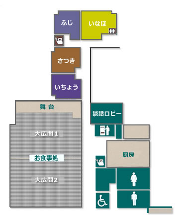 お休み処　全体図